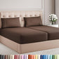 Queen Size 4 Piece Sheet Set - Comfy Breathable & Cooling Sheets - White