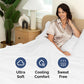 Queen Size 4 Piece Sheet Set - Comfy Breathable & Cooling Sheets - White
