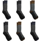 Dickies Men's Dri-tech Original Moisture Control Crew Socks, Available in M-xxl (6, 12, 18 Pairs)