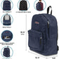 JanSport SuperBreak One Backpacks - Durable, Lightweight Bookbag with 1 Main Compartment, Front Utility Pocket with Built-in Organizer - Premium Backpack, Black