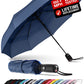 Repel Windproof Travel Umbrella - Compact & Withstands Winds up to 100MPH, Strongest Premium Auto Folding Umbrella for Rain and Sun - Durable, Light & Portable for Women & Men, Fits Backpack & Cars