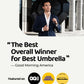 Repel Windproof Travel Umbrella - Compact & Withstands Winds up to 100MPH, Strongest Premium Auto Folding Umbrella for Rain and Sun - Durable, Light & Portable for Women & Men, Fits Backpack & Cars
