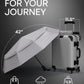 Repel Windproof Travel Umbrella - Compact & Withstands Winds up to 100MPH, Strongest Premium Auto Folding Umbrella for Rain and Sun - Durable, Light & Portable for Women & Men, Fits Backpack & Cars