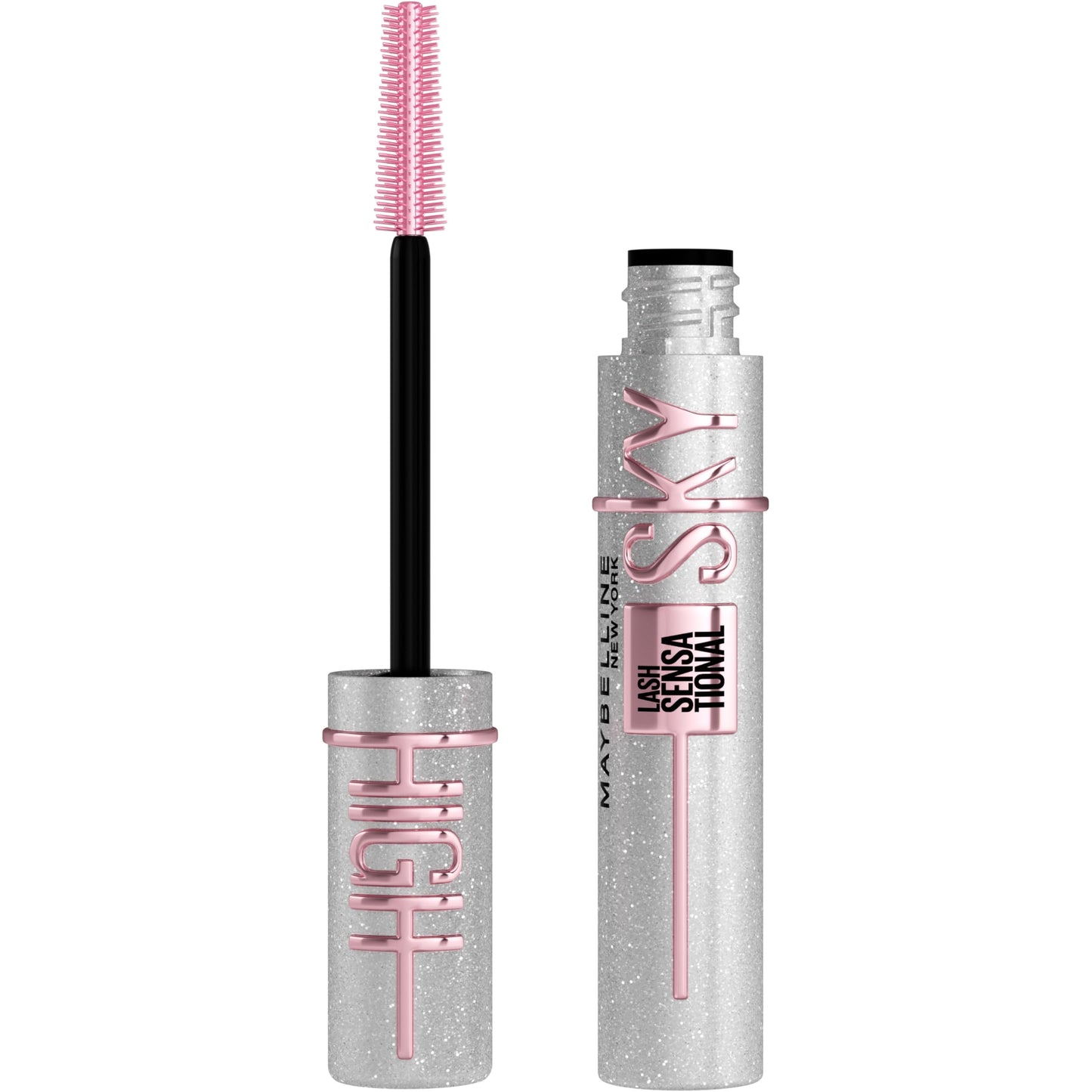 Maybelline New York Lash Sensational Sky High Washable Eyelash Mascara Makeup, Volumizing, Lengthening, Defining, Curling, Multiplying, Buildable Formula, Very Black, 7.2 ml