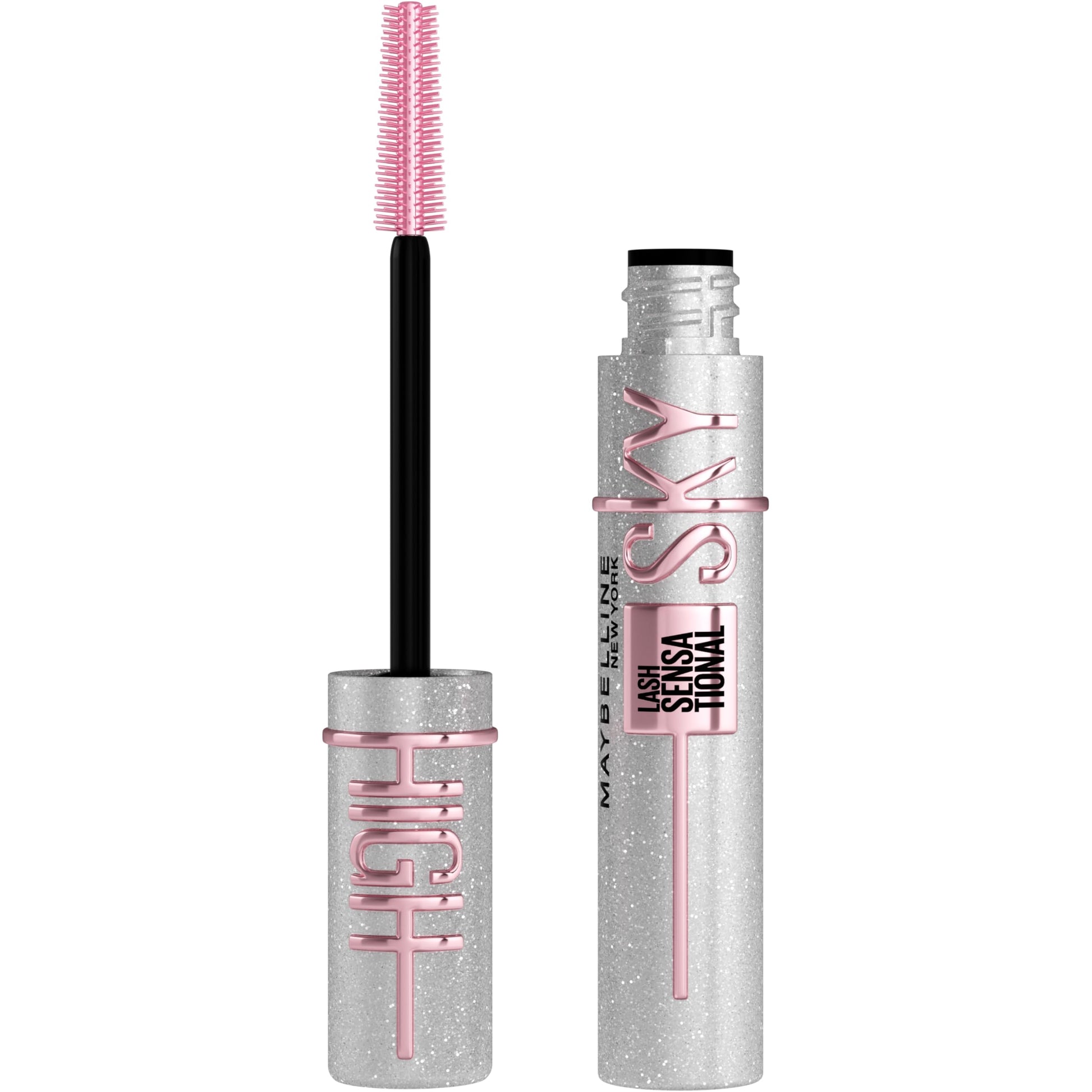 Maybelline New York Lash Sensational Sky High Washable Eyelash Mascara Makeup, Volumizing, Lengthening, Defining, Curling, Multiplying, Buildable Formula, Very Black, 7.2 ml