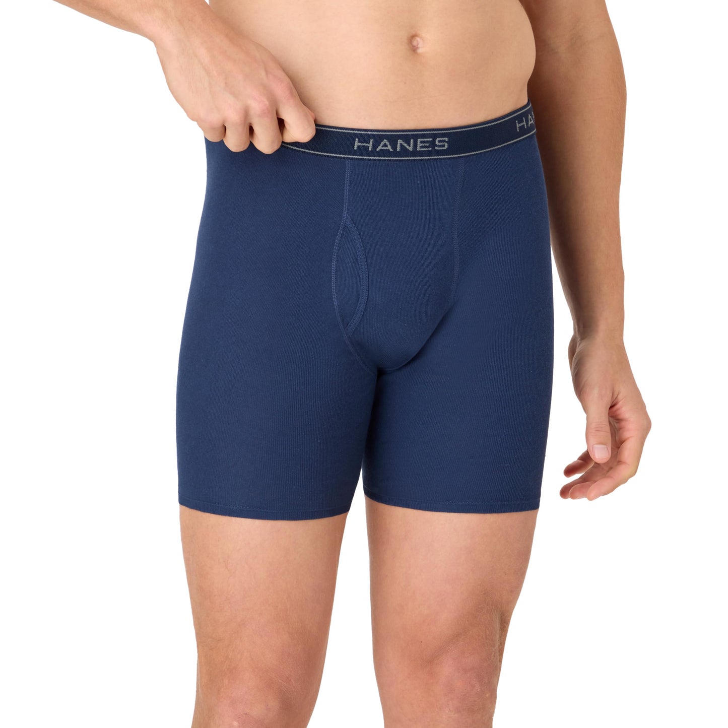 Hanes mens Underwear Boxer Briefs Pack, Cool & Breathable Cotton Moisture-wicking Underwear for Men, No Ride Up