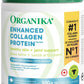 Organika Enhanced Collagen Peptides Powder (Type 1 & 3) | Unflavoured - 500g, 50 servings