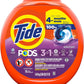 Tide PODS laundry detergent pacs, 3-in-1 Stain Remover, Odor Fighter, Color ProteCountor, 76 Count, HE compatible, Spring Meadow Scent