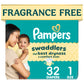 Pampers Swaddlers Diapers, Size 5 (20-37 lbs), 132 Count, Fragrance Free, Hypoallergenic, Absorbent, Pediatrician Recommended, Skin Safe