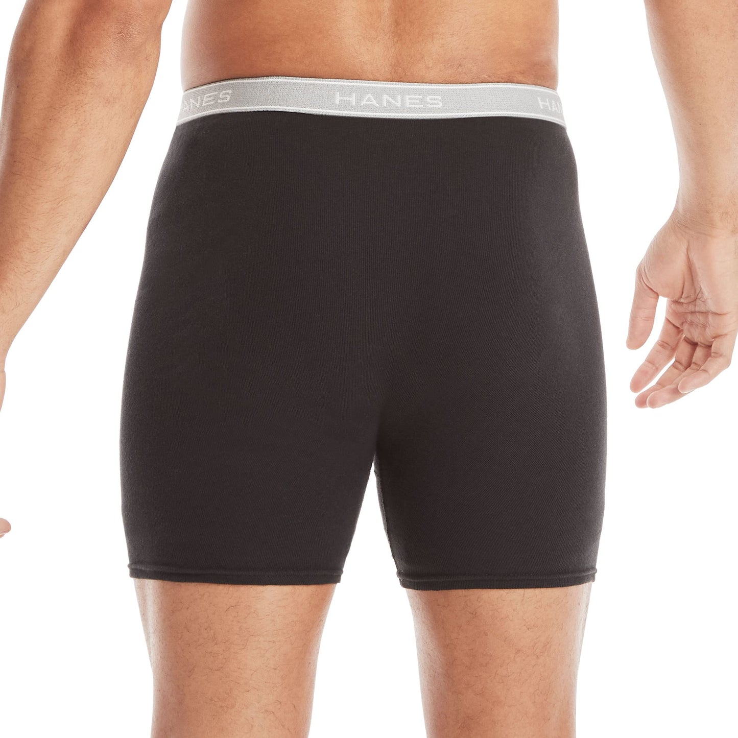 Hanes mens Underwear Boxer Briefs Pack, Cool & Breathable Cotton Moisture-wicking Underwear for Men, No Ride Up
