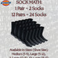 Dickies Men's Dri-tech Original Moisture Control Crew Socks, Available in M-xxl (6, 12, 18 Pairs)