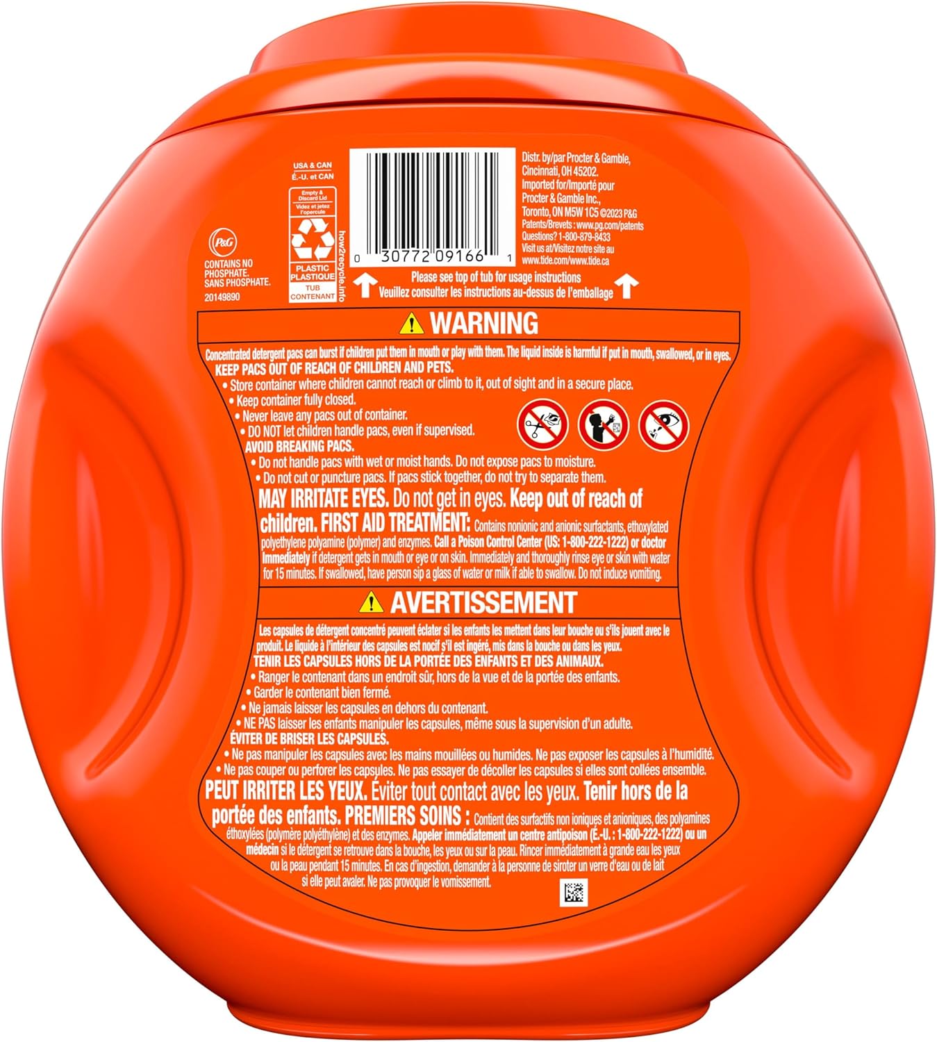Tide PODS laundry detergent pacs, 3-in-1 Stain Remover, Odor Fighter, Color ProteCountor, 76 Count, HE compatible, Spring Meadow Scent