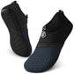 SEEKWAY Water Shoes Quick-Dry Aqua Socks Barefoot Slip-on for Beach Pool Swim River Yoga Lake Surf Women Men Black SK001