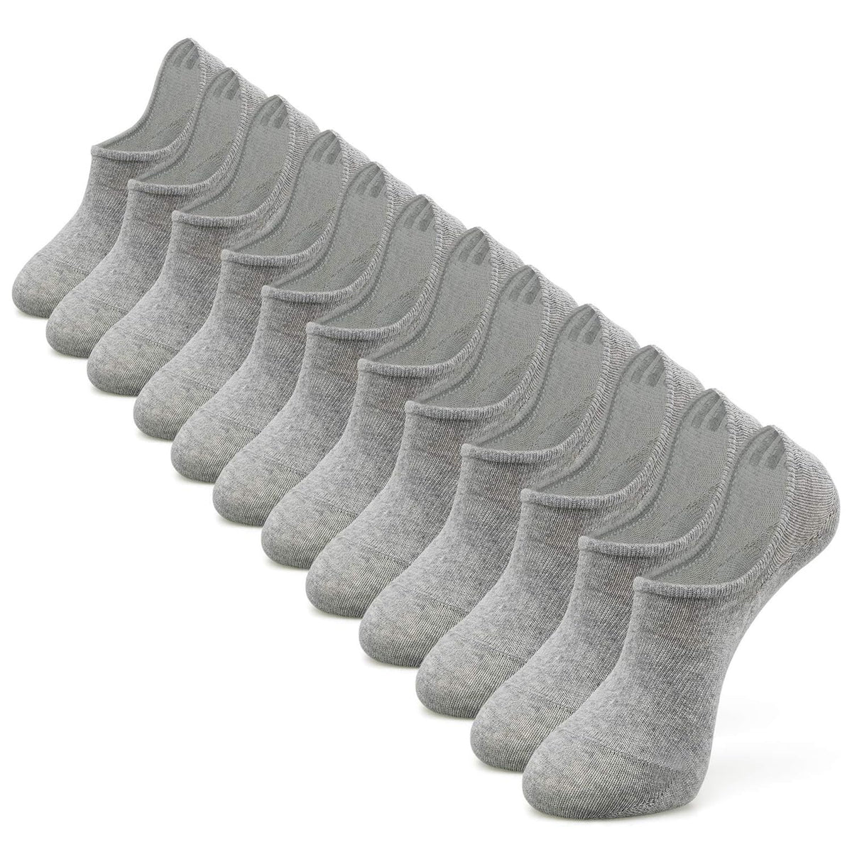 IDEGG Women & Men No Show Low Cut Anti‑Slip Casual Sports Running Socks