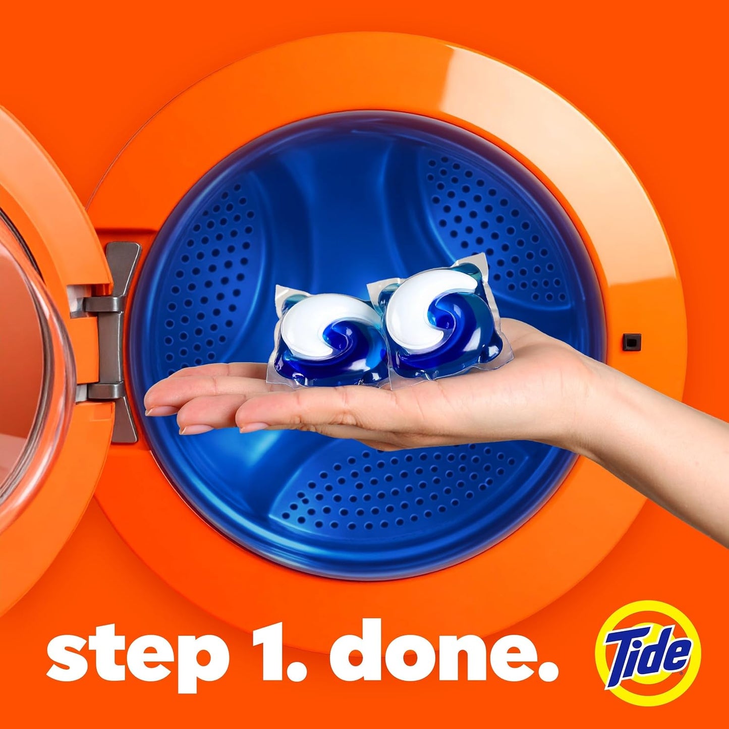Tide PODS laundry detergent pacs, 3-in-1 Stain Remover, Odor Fighter, Color ProteCountor, 76 Count, HE compatible, Spring Meadow Scent