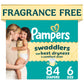 Pampers Swaddlers Diapers, Size 5 (20-37 lbs), 132 Count, Fragrance Free, Hypoallergenic, Absorbent, Pediatrician Recommended, Skin Safe