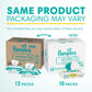 Pampers Sensitive Baby Wipes, Clinically Proven, Fragrance Free, Unscented, Water Based, Hypoallergenic, Multi-Use, Hand Wipes 1008 Wipes Total (18X Flip-Top Packs) [Packaging May Vary]