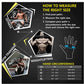ihuan Ventilated Weight Lifting Gym Workout Gloves with Wrist Wrap Support for Men & Women, Full Palm Protection, for Weightlifting, Training, Fitness, Hanging, Pull ups