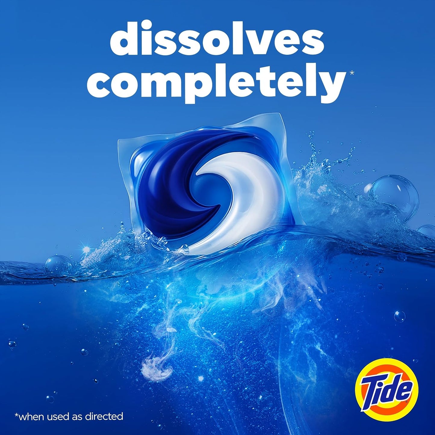 Tide PODS laundry detergent pacs, 3-in-1 Stain Remover, Odor Fighter, Color ProteCountor, 76 Count, HE compatible, Spring Meadow Scent