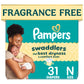 Pampers Swaddlers Diapers, Size 5 (20-37 lbs), 132 Count, Fragrance Free, Hypoallergenic, Absorbent, Pediatrician Recommended, Skin Safe