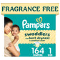Pampers Swaddlers Diapers, Size 5 (20-37 lbs), 132 Count, Fragrance Free, Hypoallergenic, Absorbent, Pediatrician Recommended, Skin Safe