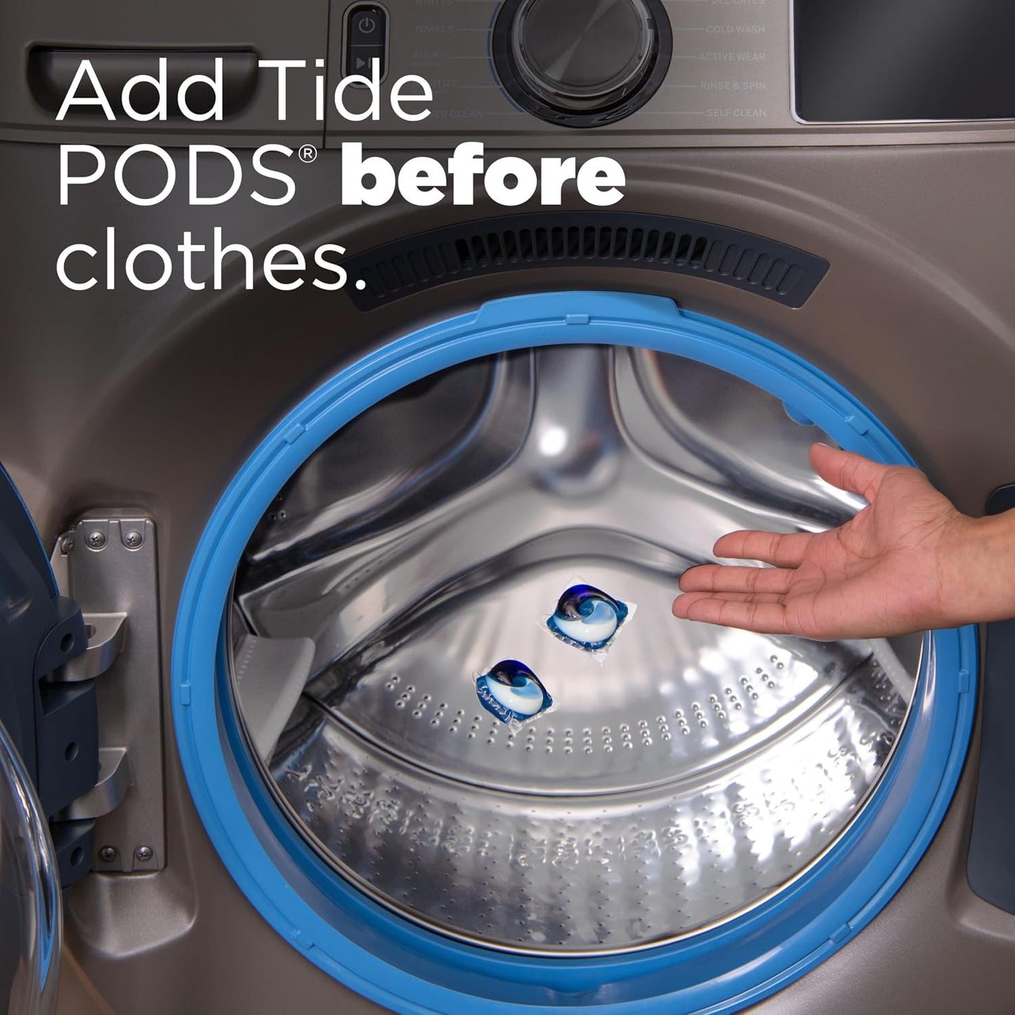 Tide PODS laundry detergent pacs, 3-in-1 Stain Remover, Odor Fighter, Color ProteCountor, 76 Count, HE compatible, Spring Meadow Scent