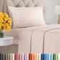 Queen Size 4 Piece Sheet Set - Comfy Breathable & Cooling Sheets - White