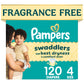 Pampers Swaddlers Diapers, Size 5 (20-37 lbs), 132 Count, Fragrance Free, Hypoallergenic, Absorbent, Pediatrician Recommended, Skin Safe