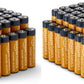 Amazon Basics 48 Pack AA High-Performance Alkaline Batteries, 10-Year Shelf Life, Easy to Open Value Pack