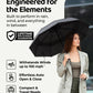 Repel Windproof Travel Umbrella - Compact & Withstands Winds up to 100MPH, Strongest Premium Auto Folding Umbrella for Rain and Sun - Durable, Light & Portable for Women & Men, Fits Backpack & Cars