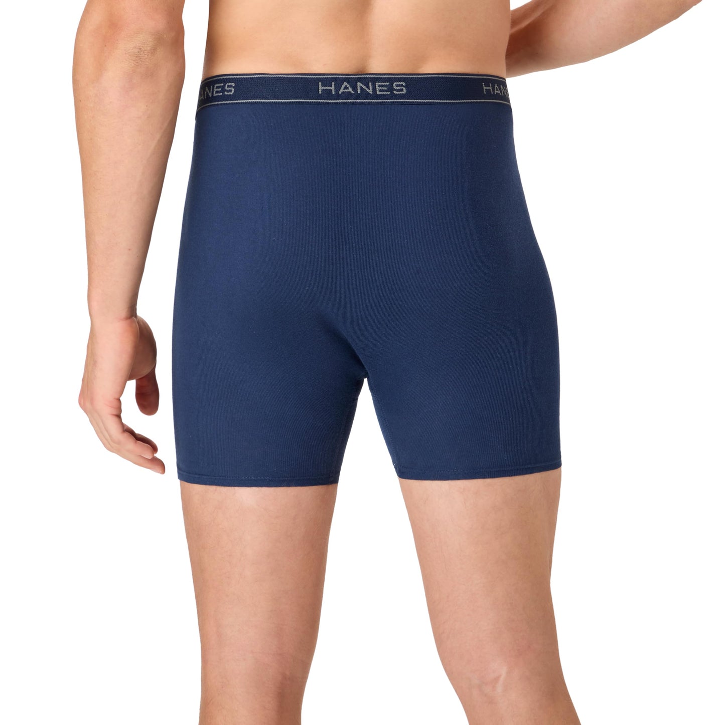 Hanes mens Underwear Boxer Briefs Pack, Cool & Breathable Cotton Moisture-wicking Underwear for Men, No Ride Up