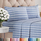 Queen Size 4 Piece Sheet Set - Comfy Breathable & Cooling Sheets - White