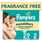 Pampers Swaddlers Diapers, Size 5 (20-37 lbs), 132 Count, Fragrance Free, Hypoallergenic, Absorbent, Pediatrician Recommended, Skin Safe