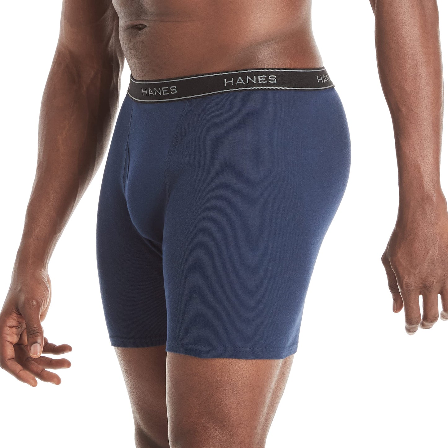 Hanes mens Underwear Boxer Briefs Pack, Cool & Breathable Cotton Moisture-wicking Underwear for Men, No Ride Up