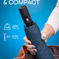 Repel Windproof Travel Umbrella - Compact & Withstands Winds up to 100MPH, Strongest Premium Auto Folding Umbrella for Rain and Sun - Durable, Light & Portable for Women & Men, Fits Backpack & Cars