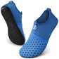 SEEKWAY Water Shoes Quick-Dry Aqua Socks Barefoot Slip-on for Beach Pool Swim River Yoga Lake Surf Women Men Black SK001