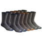 Dickies Men's Dri-tech Original Moisture Control Crew Socks, Available in M-xxl (6, 12, 18 Pairs)