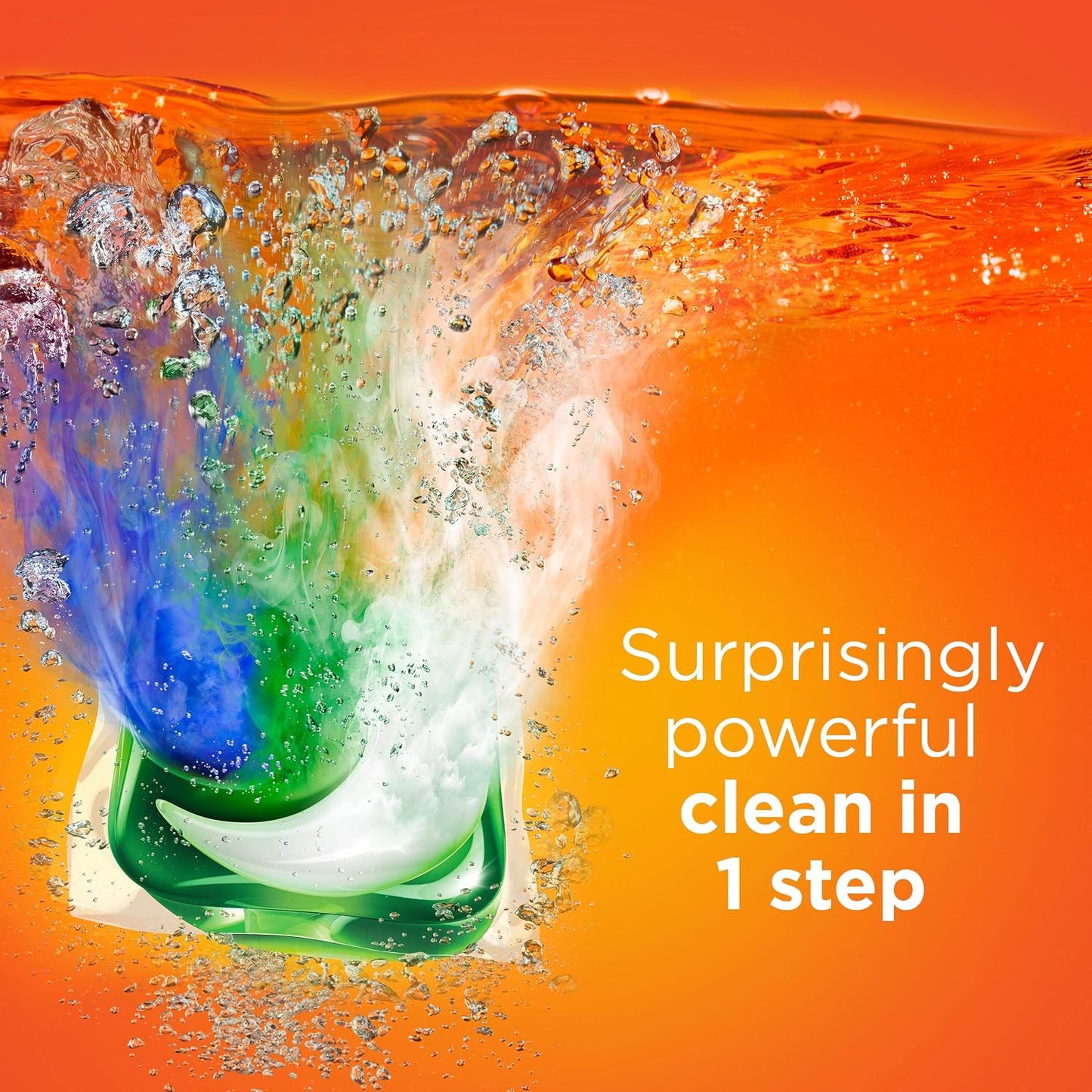 Tide PODS laundry detergent pacs, 3-in-1 Stain Remover, Odor Fighter, Color ProteCountor, 76 Count, HE compatible, Spring Meadow Scent