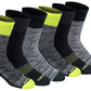 Dickies Men's Dri-tech Original Moisture Control Crew Socks, Available in M-xxl (6, 12, 18 Pairs)