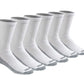 Dickies Men's Dri-tech Original Moisture Control Crew Socks, Available in M-xxl (6, 12, 18 Pairs)