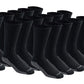 Dickies Men's Dri-tech Original Moisture Control Crew Socks, Available in M-xxl (6, 12, 18 Pairs)