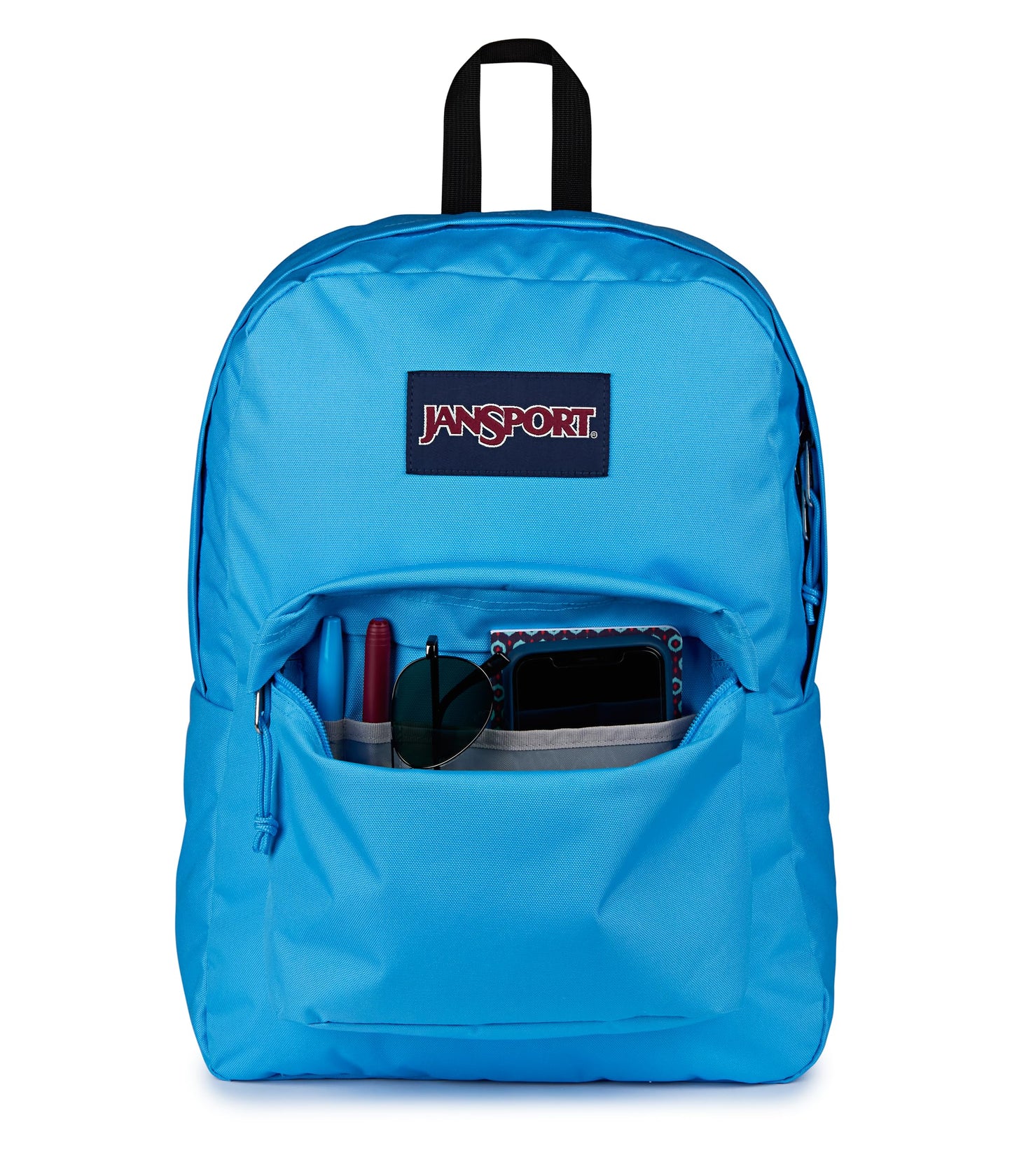 JanSport SuperBreak One Backpacks - Durable, Lightweight Bookbag with 1 Main Compartment, Front Utility Pocket with Built-in Organizer - Premium Backpack, Black
