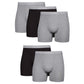 Hanes Men's Underwear Boxer Briefs Pack, Cool & Breathable Cotton Moisture-wicking Underwear for Men, No Ride Up