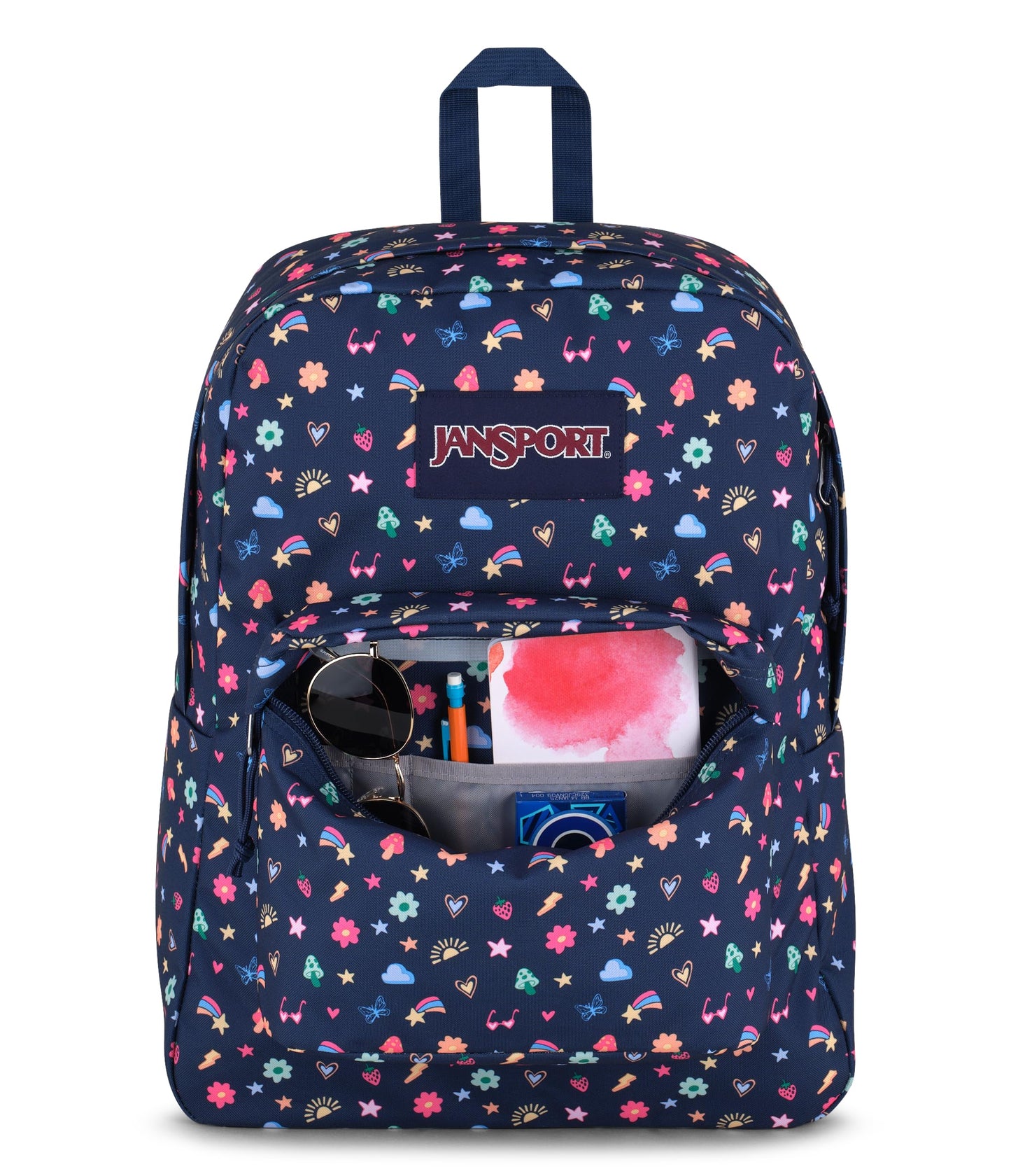 JanSport SuperBreak One Backpacks - Durable, Lightweight Bookbag with 1 Main Compartment, Front Utility Pocket with Built-in Organizer - Premium Backpack, Black