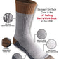 Dickies Men's Dri-tech Original Moisture Control Crew Socks, Available in M-xxl (6, 12, 18 Pairs)