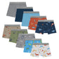 Hanes Boys' Underwear Boxer Briefs Or Briefs Pack, 8 Or 12 Pack, Cotton Stretch Underwear for Boys & Toddler Boys