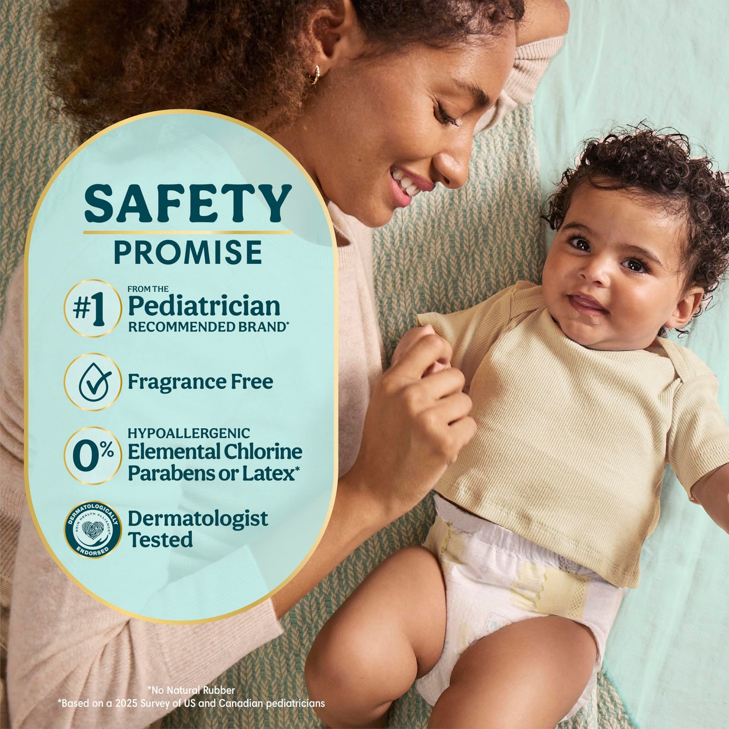 Pampers Swaddlers Diapers, Size 5 (20-37 lbs), 132 Count, Fragrance Free, Hypoallergenic, Absorbent, Pediatrician Recommended, Skin Safe