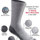 Dickies Men's Dri-tech Original Moisture Control Crew Socks, Available in M-xxl (6, 12, 18 Pairs)