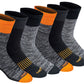 Dickies Men's Dri-tech Original Moisture Control Crew Socks, Available in M-xxl (6, 12, 18 Pairs)