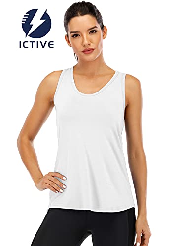 CNJUYEE Workout Tops for Women Soft Mesh Racerback Yoga Shirts Small, Grey